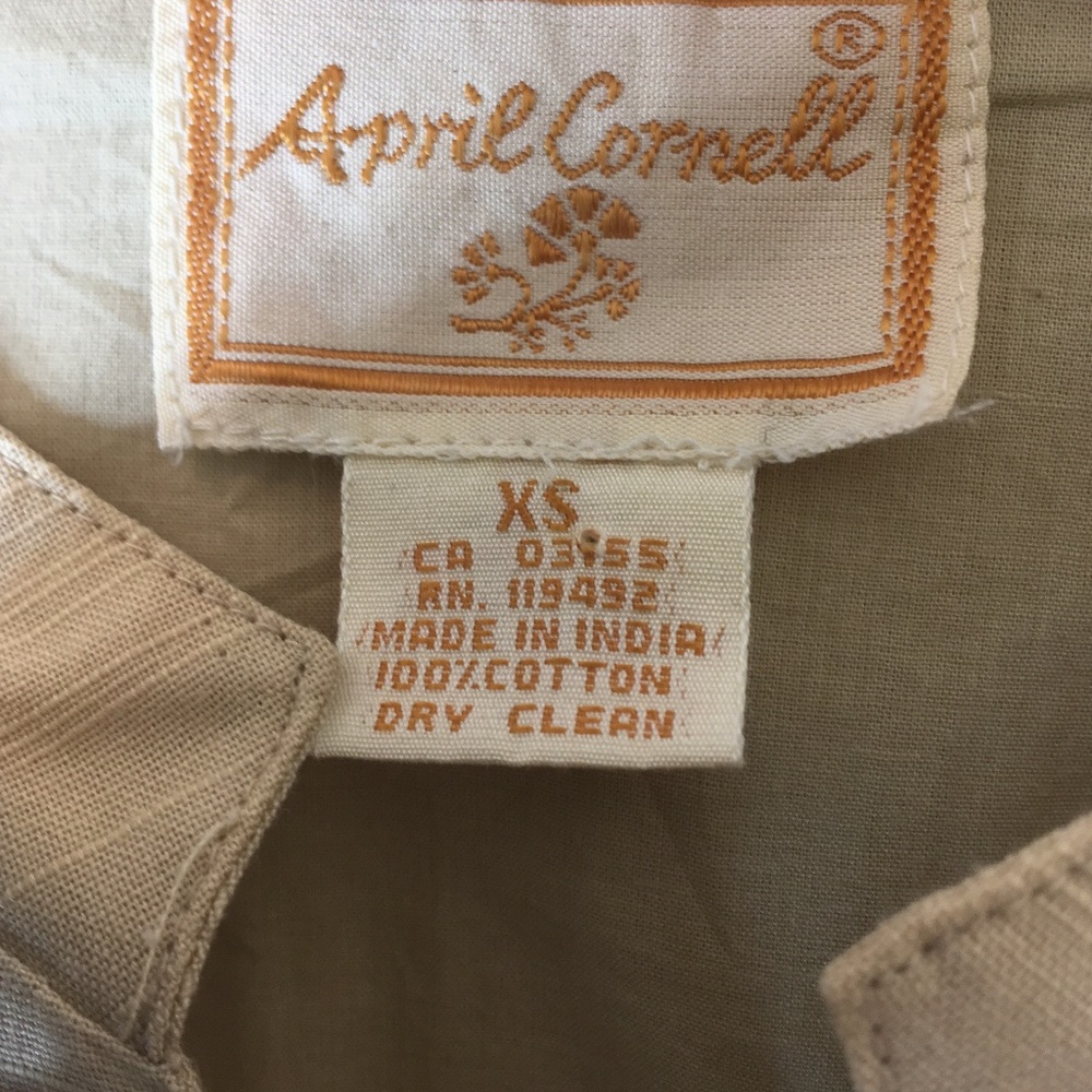 April Cornell embroidered jacket, size XS - Picture 2 of 4